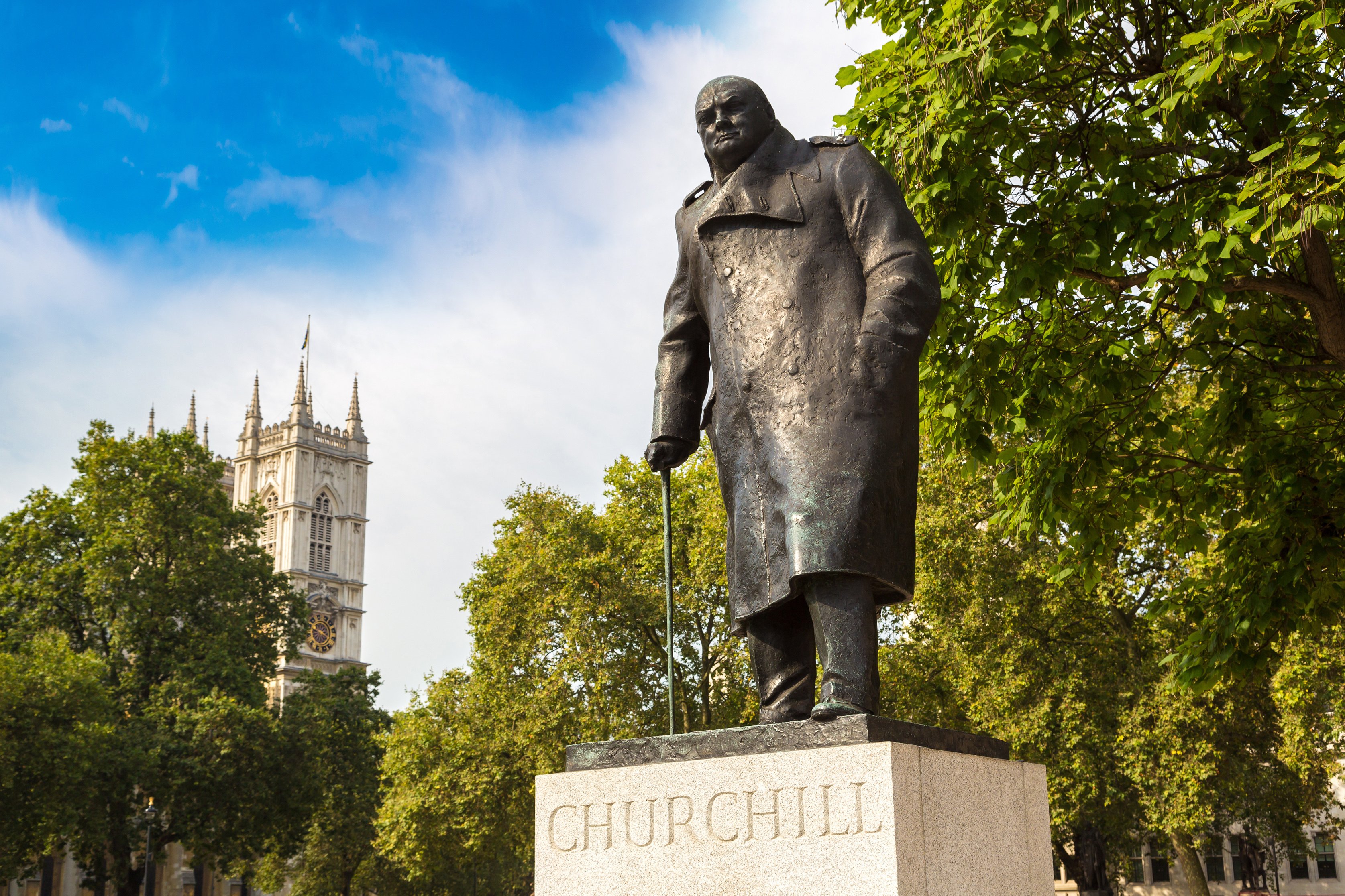 Statue of Winston Churchill in London By Sergii Figurnyi [Adobe Stock]