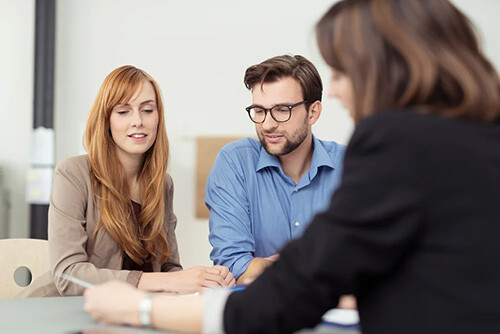 couple with agent
